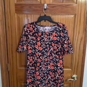 women’s lularoe, julia style, floral dress